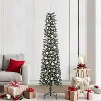 vidaXL Design New Arbre de Noël artificiel avec 300 LED Vert 58 x 58 x 210 cm - Arbres de Noël artificiels Meubles2025 CHY3747483 2parcel