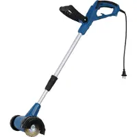 CFH Brosse électrique - - Brosse à mauvaises herbes - avec 2 brosses offertes - Bleu