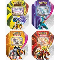 Pokémon Paradox Destinies Tins: Gouging Fire ex Tin