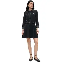 Karl lagerfeld Jeans B3w13033 Long Sleeve Short Dress Noir M Femme