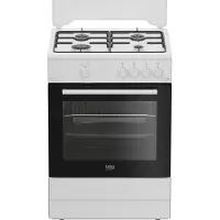 Beko FBG62010DW Cuisinière A Gaz Blanc