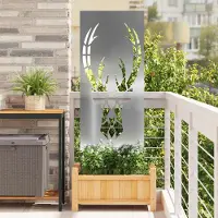 Syfax Écran de confidentialité de jardin Argenté 50 x 140 cm