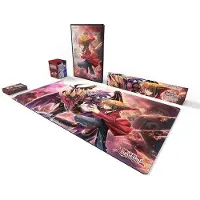 Konami Tapis de Jeu Yu-Gi-Oh! Jaden & Yubel, , 25e Anniversaire, Caoutchouc pour Duels