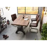 MASSIVMOEBEL24.DE MASSIVMOEBEL24 | Table à manger 180x90x80-101 Manguier huilé Bois naturel MANCHESTER #102