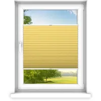 Time4blinds , Store plissé sur mesure, Sans perçage, 40x140 cm, Napolitain