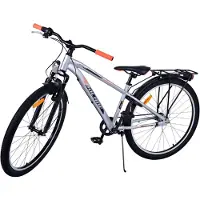 Volare Vélo de cross pour garçon, 26 pouces, couleur argent, 3 vitesses