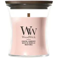 Woodwick Coastal Sunberry bougie parfumée avec mèche en bois 85 g