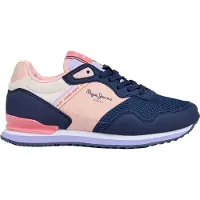 Pepe Jeans Baskets basses enfant LONDON DAY G filles - Bleu - 33