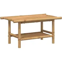 vidaXL Table basse 70x40x35 cm bambou