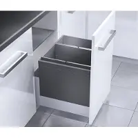 Hailo Collecteur de déchets 3631581 XL Inset 500 18/28 Triple-XL 18 + 28 litres