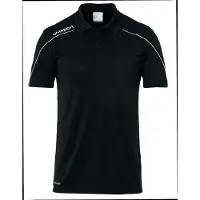 Uhlsport Stream 22 polo noir/blanc 164