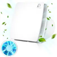 OEM Ventilateur de salle de bains 100 mm, 12 W, avec capteur d'humidité et temporisation