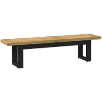 Syfax Banc de salle à manger NOAIN 160 x 41 x 45 cm Pin massif