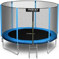 Neo-Sport Trampoline de jardin 8ft/252cm filet extérieur et échelle