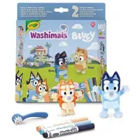 Crayola Jouets Scribble Scrubbie Bluey Set avec 2 figurines