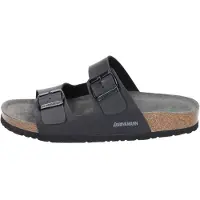 Brinkmann : Chaussures, sandales, claquettes, semelle intérieure, noir, chaussures de loisirs
