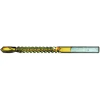 Calvin Klein Foret à fraiser les métaux HSS 6 mm T3193T TiN queue cylindrique 2 pces