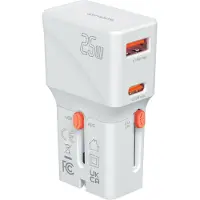 4smarts Adaptateur de voyage international Nomad Pocket 25 W