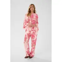 Saint tropez Chemisier 'PollyanaSZ' beige / rose clair / rouge