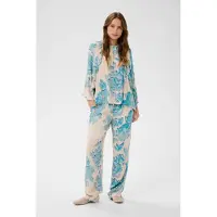 Saint tropez Chemisier 'PollyanaSZ' beige clair / bleu clair