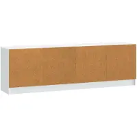 vidaXL Meuble TV blanc 150 x 31 x 47 cm en aggloméré