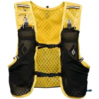 Black Diamond - Gilet de trail - Distance 6 Soft Ochre en Nylon - Taille L - Jaune