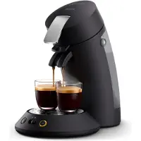 Saeco Original Plus, Machine à café à capsules, Noir, Argent