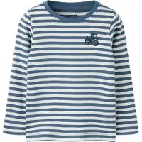 Name it T-Shirt 'NMMVilly' bleu marine / bleu foncé / blanc