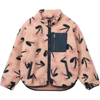 Liewood Veste polaire - Teddy - Nolan - MEGA Cherry Heart/Rosey - - 5 ans (110) - Veste polaire