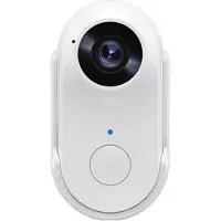 INF Caméra d'action pour animaux de compagnie avec carte TF de 32 Go Blanc