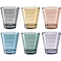 Leonardo GK/6 Becher S 210ml sort.VERSO, Verres, Multicolore