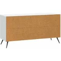 vidaXL Meuble TV Blanc 99 x 34,5 x 50 cm en aggloméré