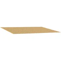 vidaXL Tissu de remplacement pour store, orange et noir, 300 x 250 cm, polyester
