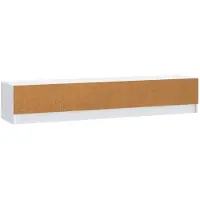 vidaXL Meuble TV avec tiroirs, blanc, 147 x 34,5 x 27 cm, aggloméré