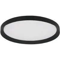Steinhauer Éclairage de plafond moderne Flady noir Ø30cm