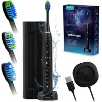Berdsen Galaxy brosse à dents sonique noir