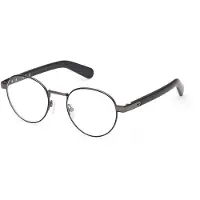Adidas Originals Lunettes de Vue OR5132 50/20/145 Matte black Front metal circle galvan MAN OR5132