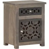 vidaXL Table De Chevet 40x30x50 Cm Bois De Manguier Massif
