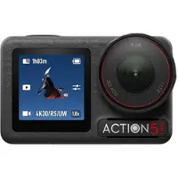 DJI Caméra sport Osmo Action 5 Pro + 2 Batteries + carte SD 128 Go + Mini perche Noir
