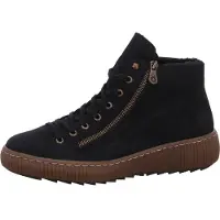 Rieker Damen Stiefelette gefüttert Schwarz