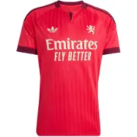 Adidas Maillot 'Olympique Lyon 26/27' framboise / lie de vin / blanc cassé