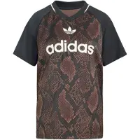 Adidas Originals T-shirt Football Snake Satin - Marron, Marron