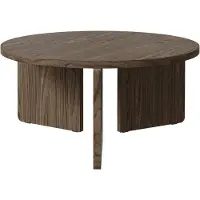 Selsey Preffines - Table basse - 85 cm - Finition bois Noyer Wisconsin