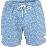 BOSS Shorts de bain 'Vibe' bleu ciel / bleu clair / blanc