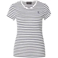 G-Star Stripe Eyben Short Sleeve T-shirt Blanc L Femme
