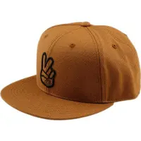 Troy Lee Designs Peace Flat Cap Marron