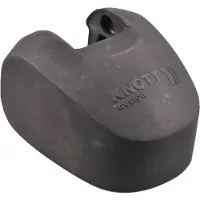 Knott Pare-chocs "Softdock" noir, pour raccords en fonte