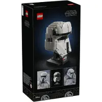 LEGO Casque du pilote d'AT-RT de l'Empire, Star Wars, kit de construction, à partir de 18 ans, plastique, 775 pièces, 970 g