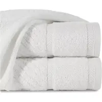 Eurofirany REINA LINE Serviette en coton avec motif en zigzag et bord lisse, 500 g/m2, 50 x 90 cm (140 x 250 cm)