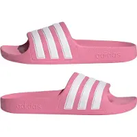 Adidas Claquettes / Tongs 'Adilette Aqua' rose / blanc